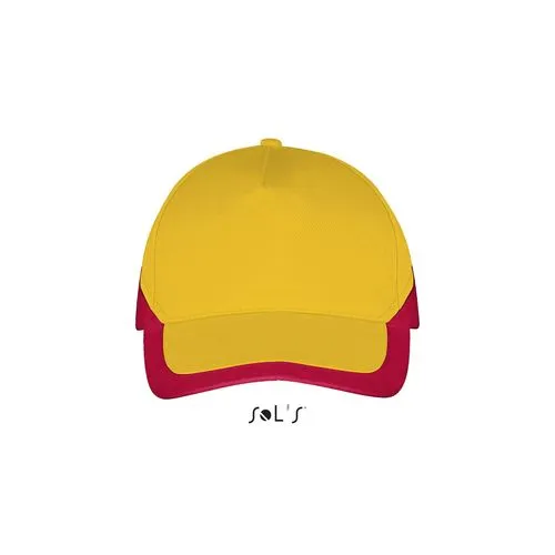 Casquette Bicolore 5 Panneaux Personnalisable - Coton Brossé Premium