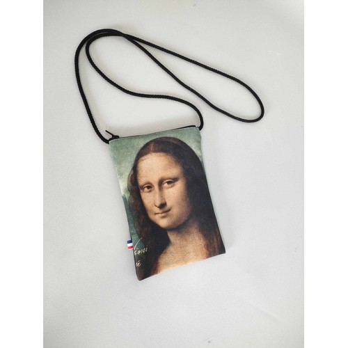 Pochette Téléphone Bandoulière Coton 100% Personnalisée Made in France