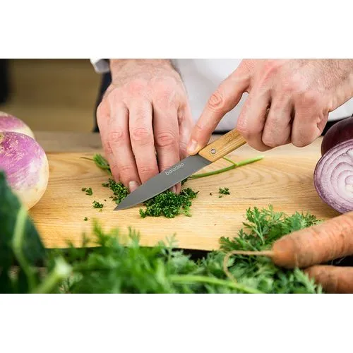 Set de 3 couteaux de cuisine 'Stavanger', olivier