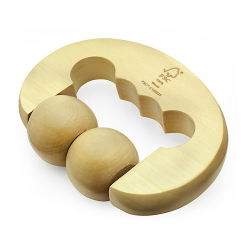 Masseur à rouleaux en bois personnalisable - Cadeau bien-être