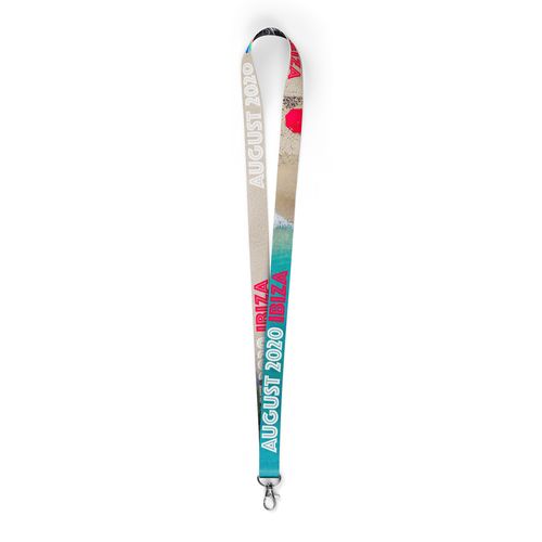 Lanyard Polyester Sublimé Recto-Verso - Personnalisation Quadri