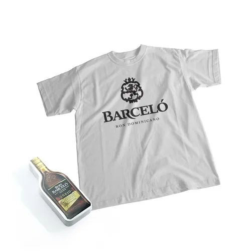 T-Shirt Blanc Compact 180g Personnalisé - Packaging Original
