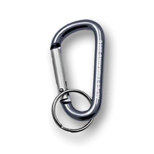 Porte-clés Mousqueton Aluminium 60mm - Gravure Laser Incluse