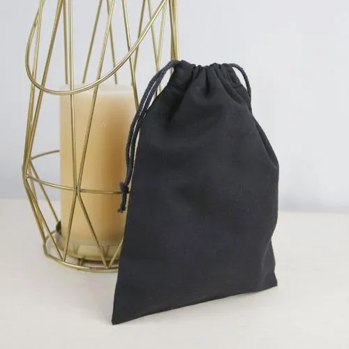 Pochon coton FIDJI M 155 Noir