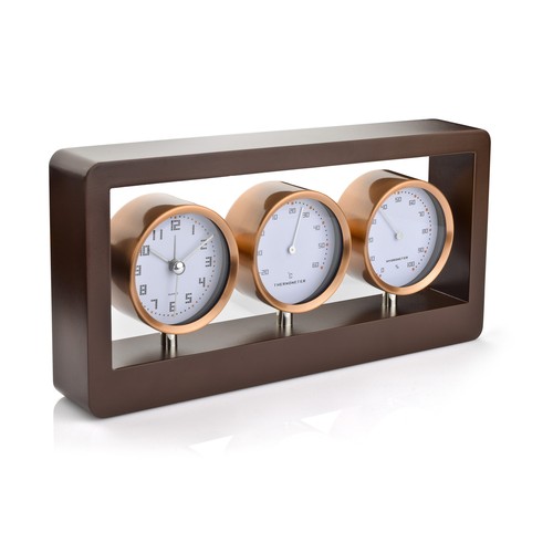 Station Météo Multifonction Personnalisable avec Horloge et Réveil