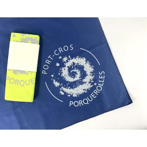 Serviette en microfibre sérigraphiée