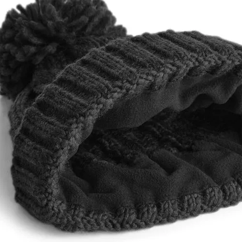 Bonnet en laine mélangée torsadée