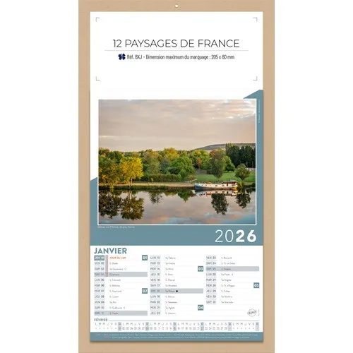 12 PAYSAGES DE FRANCE