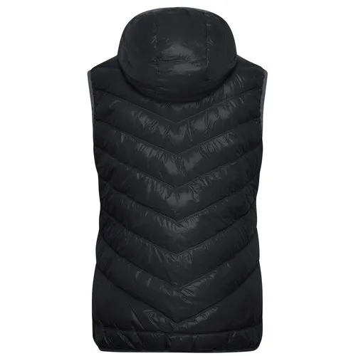 Bodywarmer duvet à capuche femme