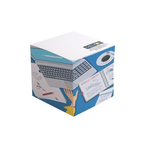 Bloc Cube Papier Personnalisé 80x80mm - À partir de 100 ex