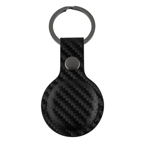 Porte-clés Jeton Chariot avec Emplacement Tracker - Finition Carbone