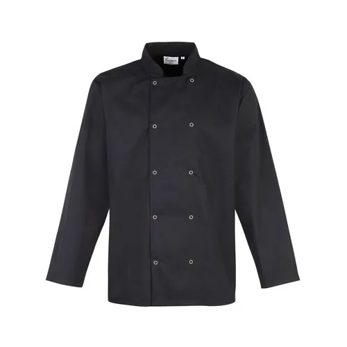 Veste de Chef à manches longues à devant pressioné