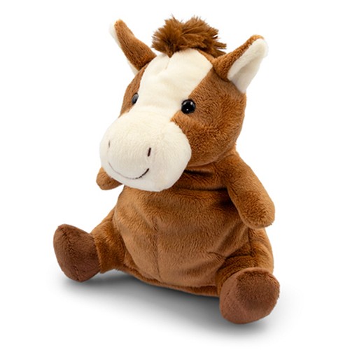 Cheval en Peluche Personnalisable avec Ventre Imprimable - 15 cm
