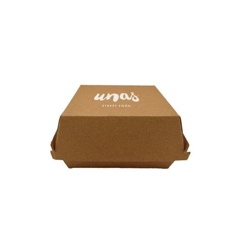 Plateau Kraft Bateau Personnalisable - Packaging Alimentaire Pro