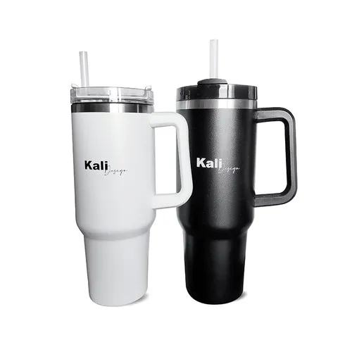 Lot de 2 Mugs Isothermes Personnalisables en Sérigraphie