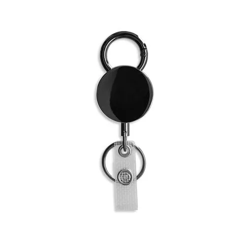 BADGE: PORTE-BADGES RETRACTABLE COQUE EN METAL