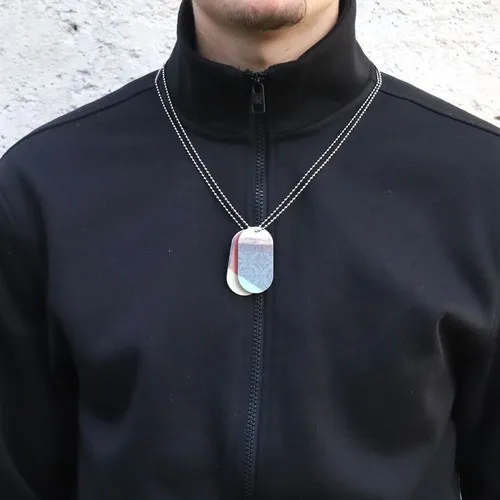 BADGE TROUPE 1 CÔTÉ PERSONNALISABLE