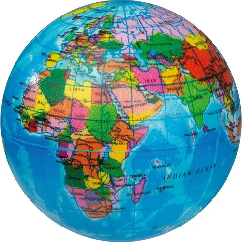 Balle anti-stress globe RAPHAEL