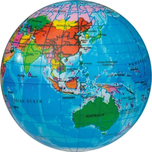 Balle anti-stress globe RAPHAEL