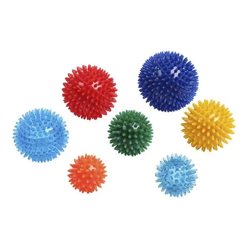 Balle de massage hérisson 100 mm/bleu (neutre)