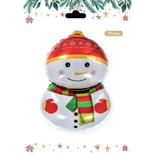 Ballon foil BONHOMME NEIGE 72 x 45 cm
