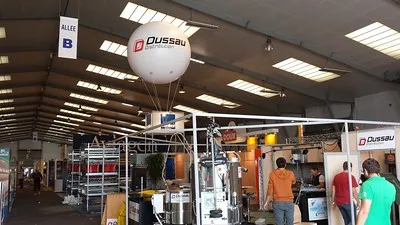 Prix d'un ballon gonflable géant pour salon