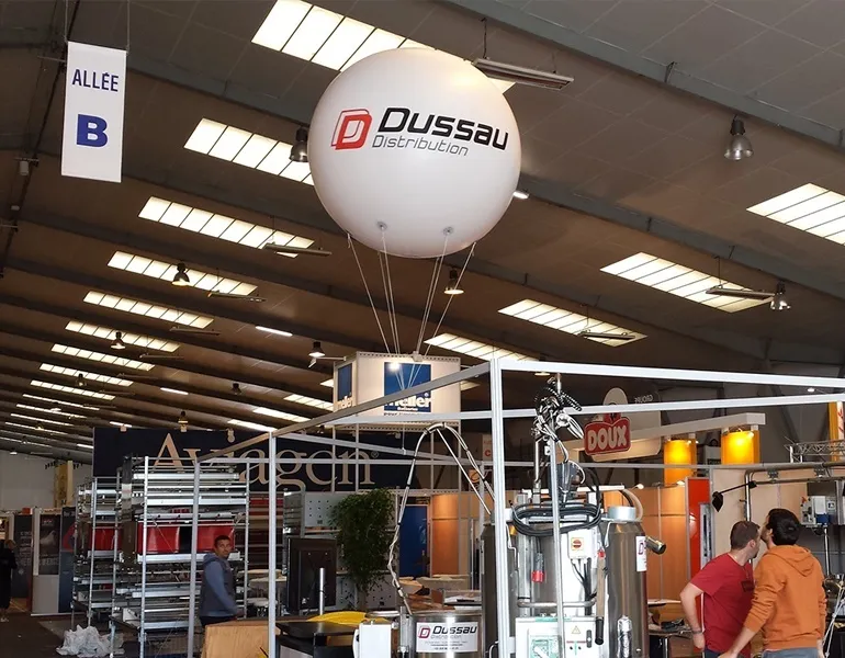 Ballon géant sur-mesure pour communication événementielle