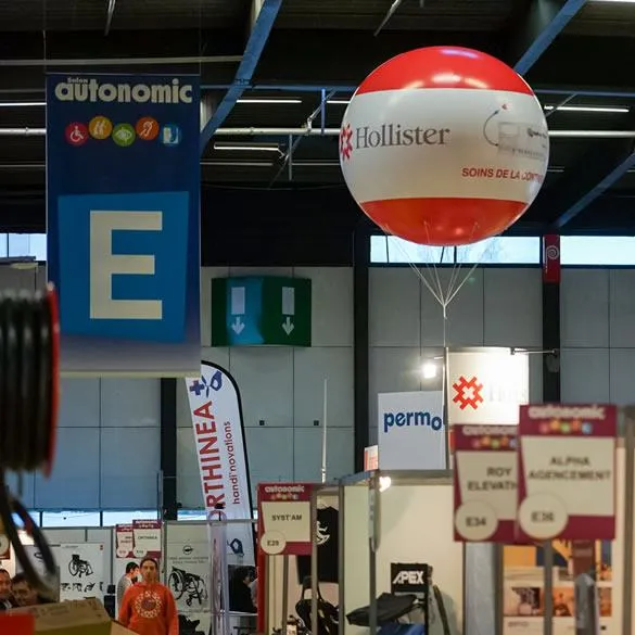 Ballon géant sur-mesure pour communication événementielle