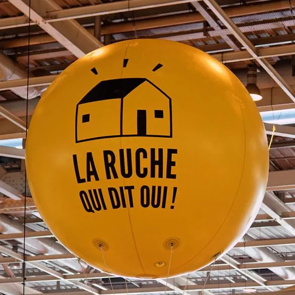 Ballon géant sur-mesure pour communication événementielle