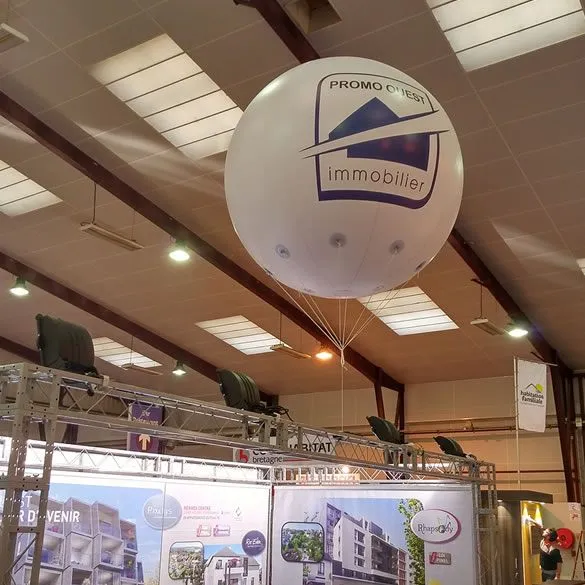 Ballon géant sur-mesure pour communication événementielle