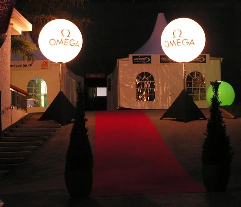 Ballon publicitaire lumineux sur trépied personnalisable