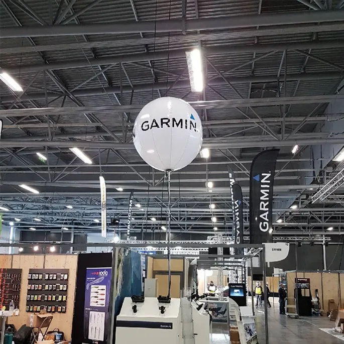 Ballon publicitaire lumineux sur trépied personnalisable