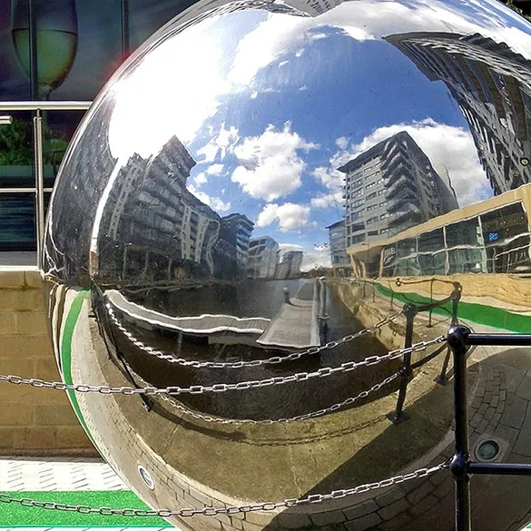 Ballon géant métallisé à effet réfléchissant