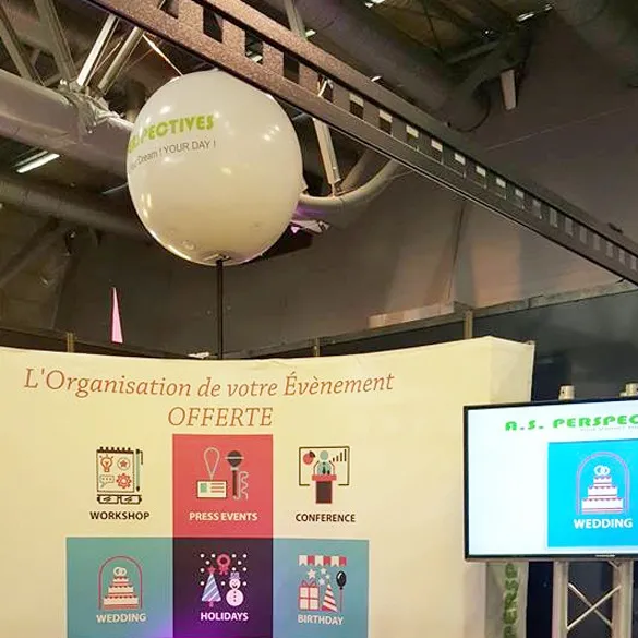 Ballon publicitaire géant sur trépied personnalisable