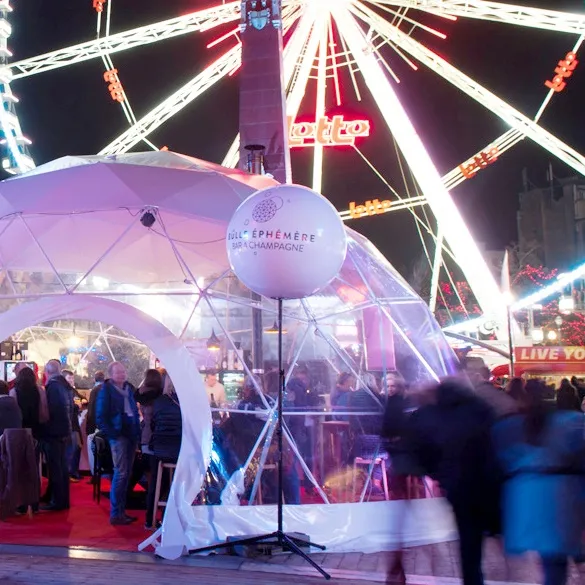 Ballon publicitaire géant sur trépied personnalisable