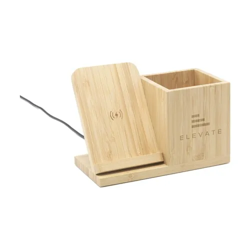 Bamboo Boss 15W support de charge/porte-stylo