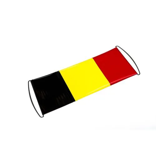Bannière de voiture tricolore belge