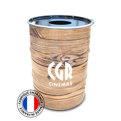 Baril Impression 200L Poubelle