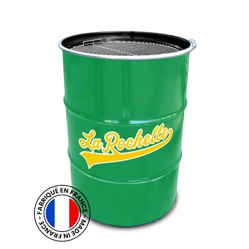 Baril RAL 200L Sticker BBQ