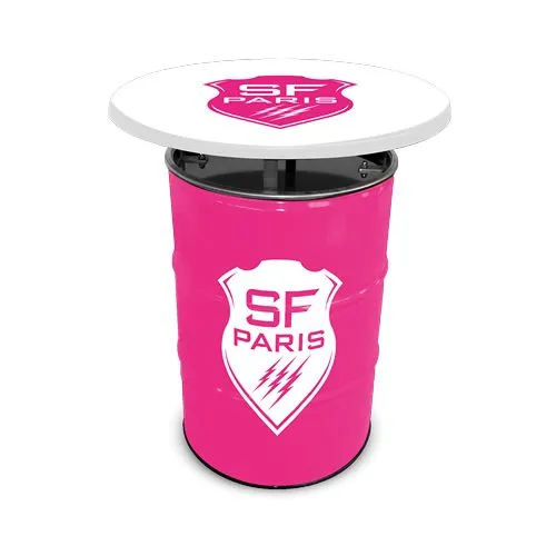 Baril RAL 200L Sticker Table Plateau Statifié Moulé