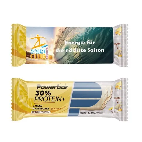 Barre énergétique avec emballage imprimé - Protéines Plus 30