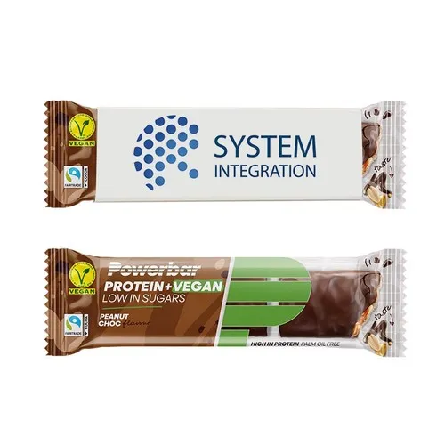 Barre énergétique avec emballage imprimé - Protéines + Végétalien