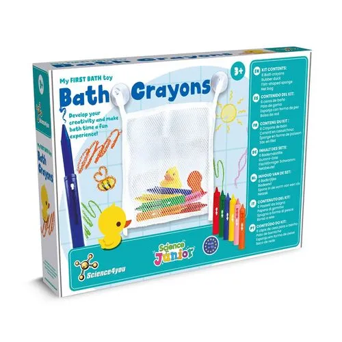 BATH CRAYONS. Jouets éducatifs pour enfants