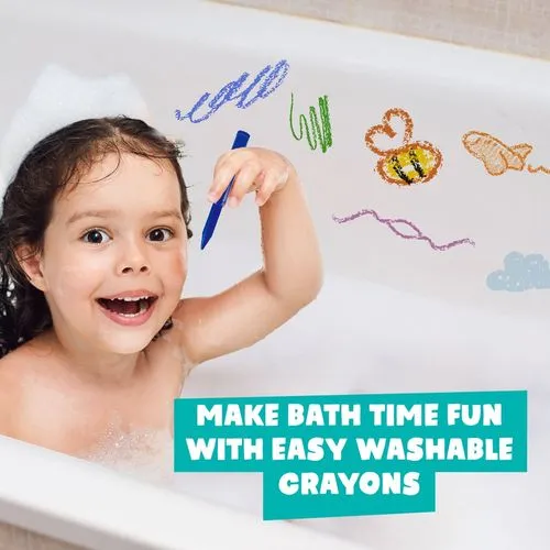 BATH CRAYONS. Jouets éducatifs pour enfants