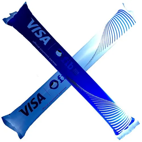 Bâtons Gonflables allumés avec LED et personalisée