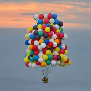 Ballon de baudruche pour une fête ou évènement.