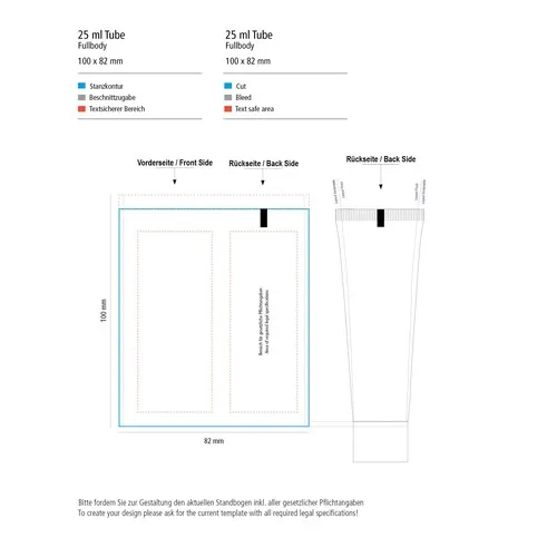 Baume pour les mains "Calendula", tube de 25 ml