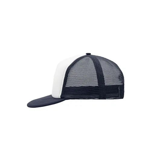 Casquette filet visière plate 5 panneaux