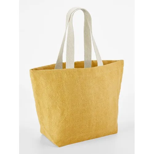 Soft Washed Jute Beach Bag