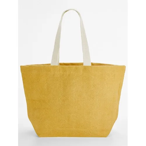 Soft Washed Jute Beach Bag